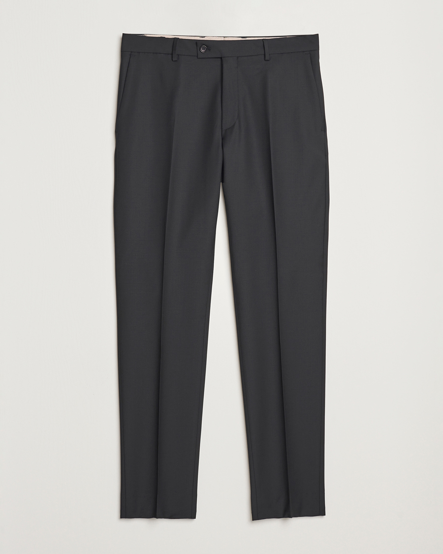 Herre | Bukser | Morris Heritage | Morris Wool Suit Trousers Black