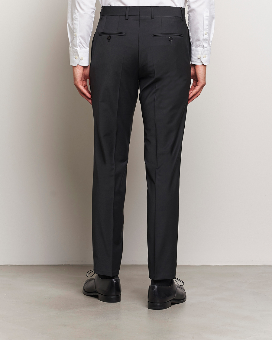 Herre | Bukser | Morris Heritage | Morris Wool Suit Trousers Black