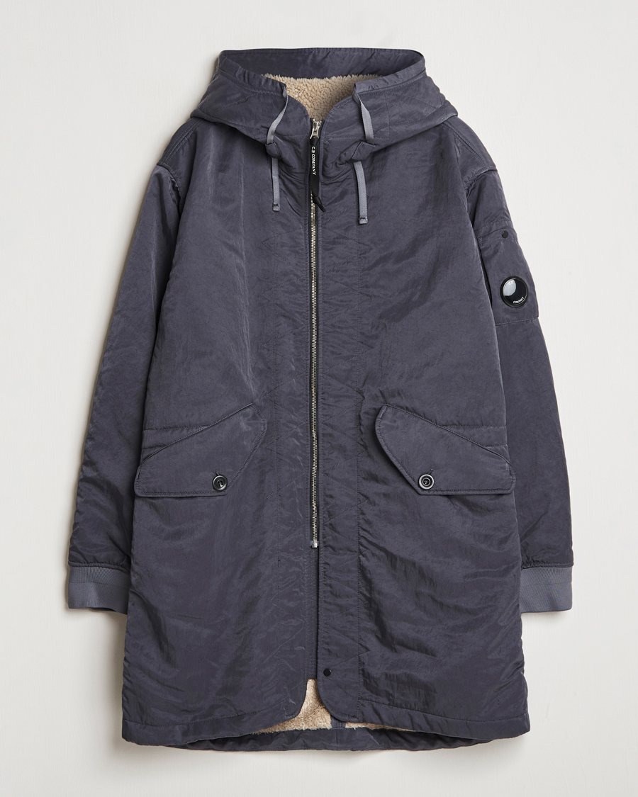 Herre | Jakker | C.P. Company | Nylon B Sherpa Lined Parka Grey