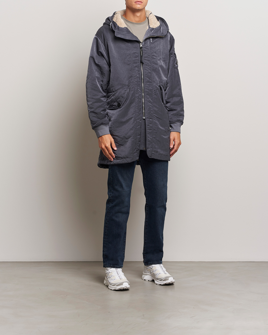 Herre | Jakker | C.P. Company | Nylon B Sherpa Lined Parka Grey