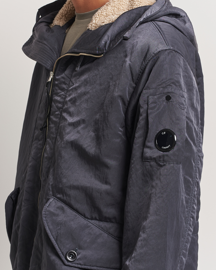 Herre | Jakker | C.P. Company | Nylon B Sherpa Lined Parka Grey