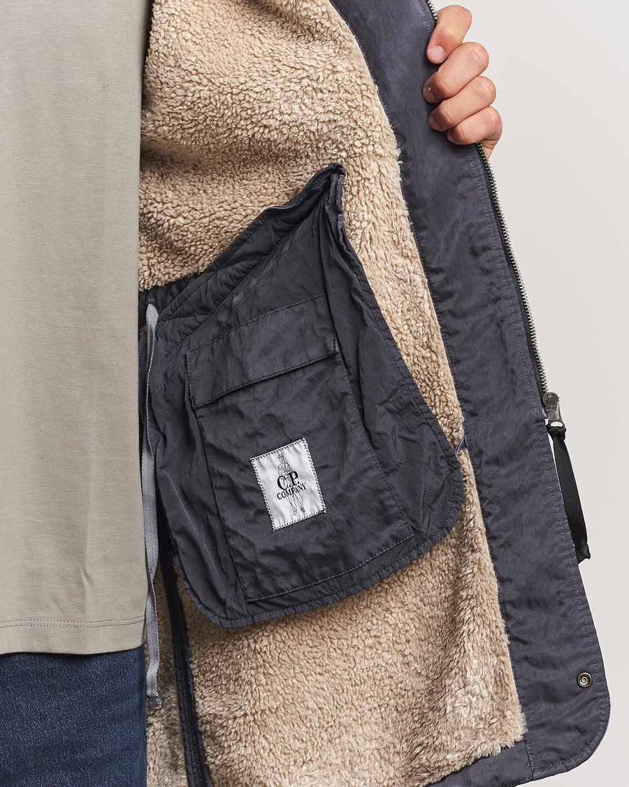 Herre | Jakker | C.P. Company | Nylon B Sherpa Lined Parka Grey