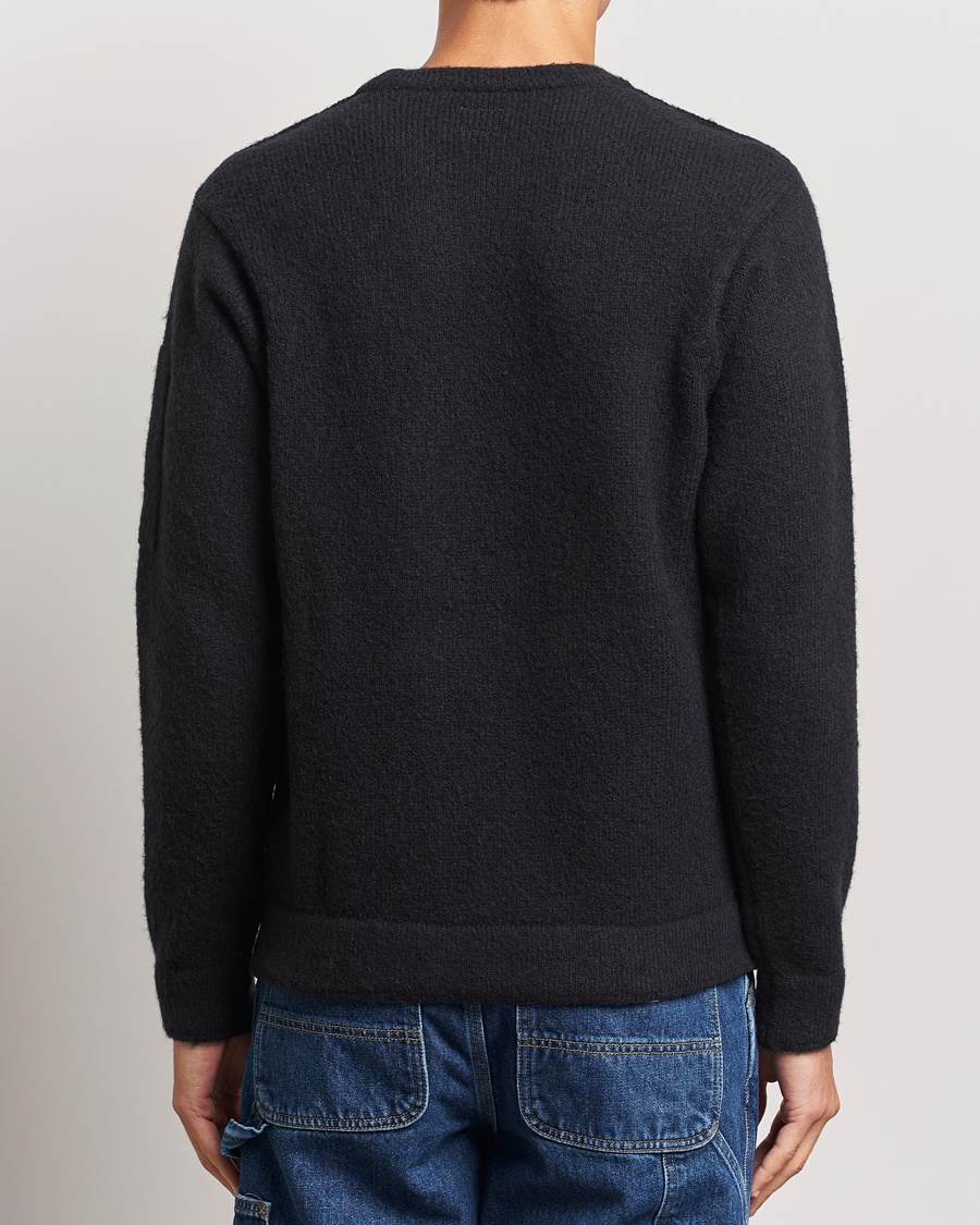 Herre | Gensere | C.P. Company | Alpaca Soft Knitted Crewneck Black
