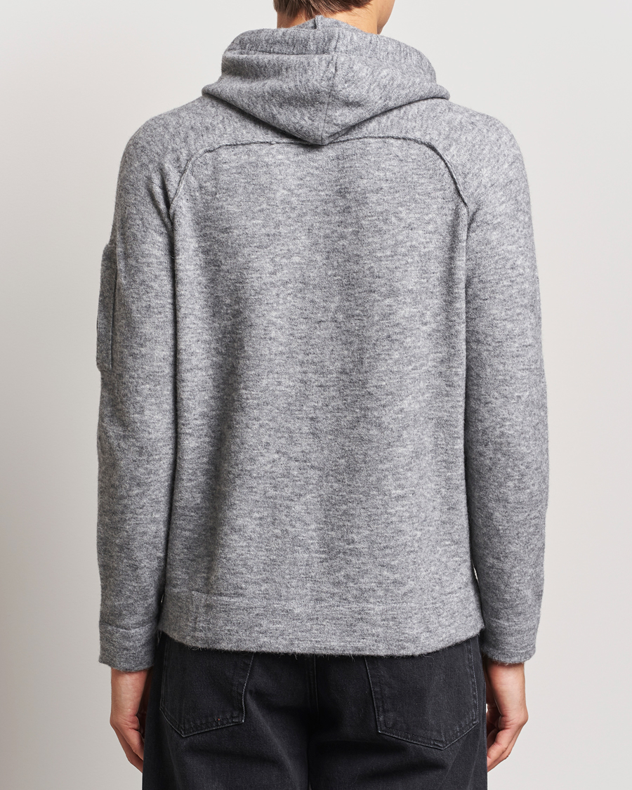 Herre | Gensere | C.P. Company | Alpaca/Wool Lens Hood Grey Melange