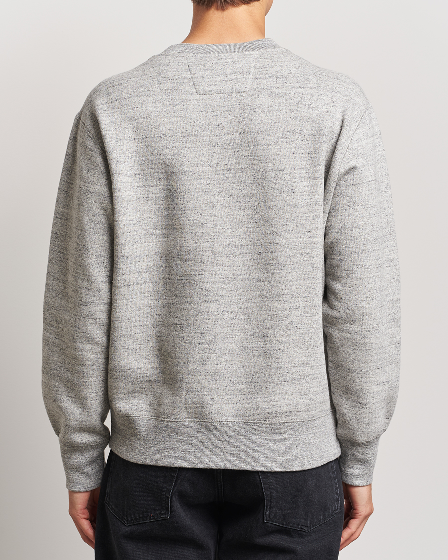 Herre | Gensere | C.P. Company | Japanese Fleece Logo Sweatshirt Grey Melange