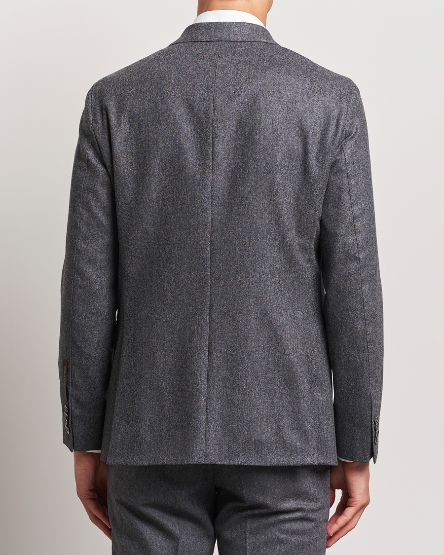 Herre | Dressjakker | Oscar Jacobson | Fogerty Flannel Blazer Dark Grey