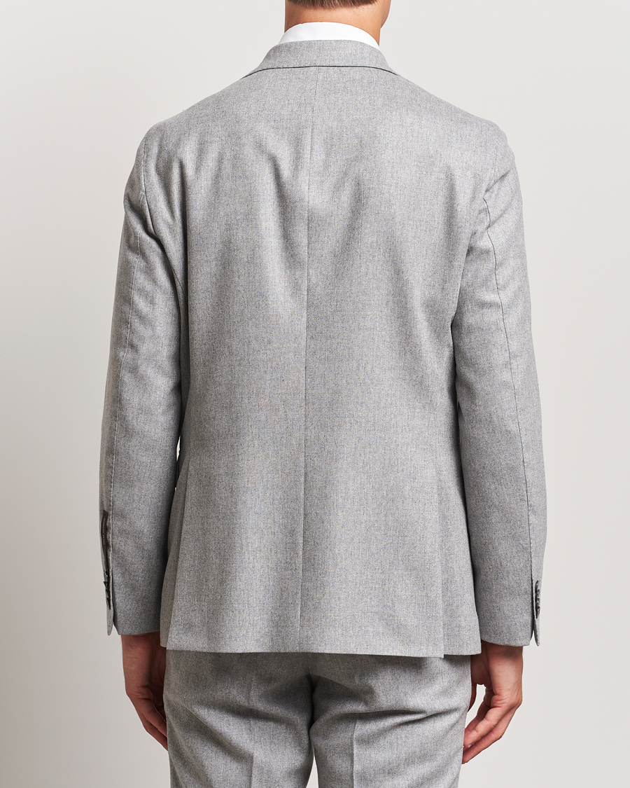 Herre | Dressjakker | Oscar Jacobson | Fogerty Flannel Blazer Light Grey