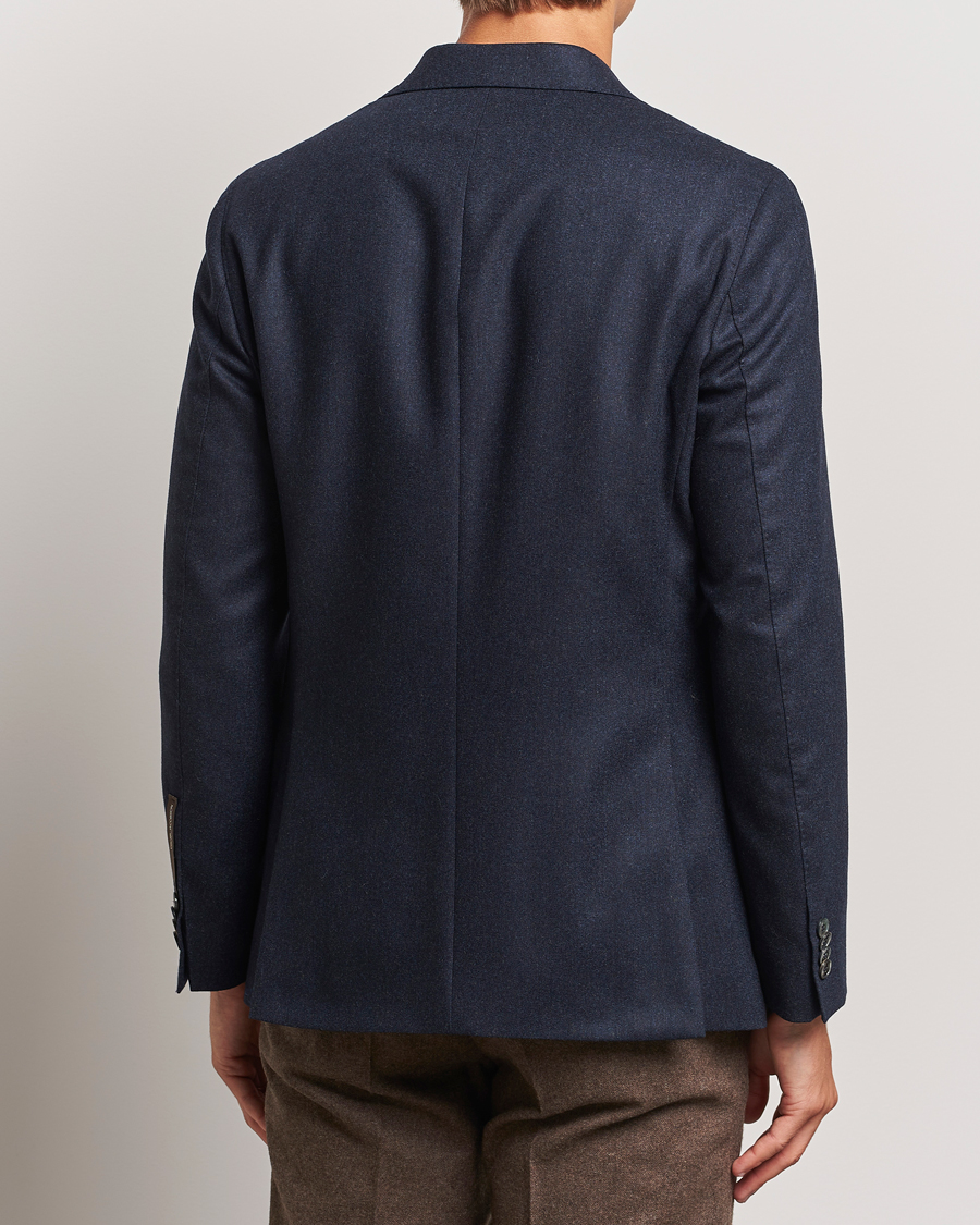 Herre | Dressjakker | Oscar Jacobson | Fogerty Flannel Blazer Navy