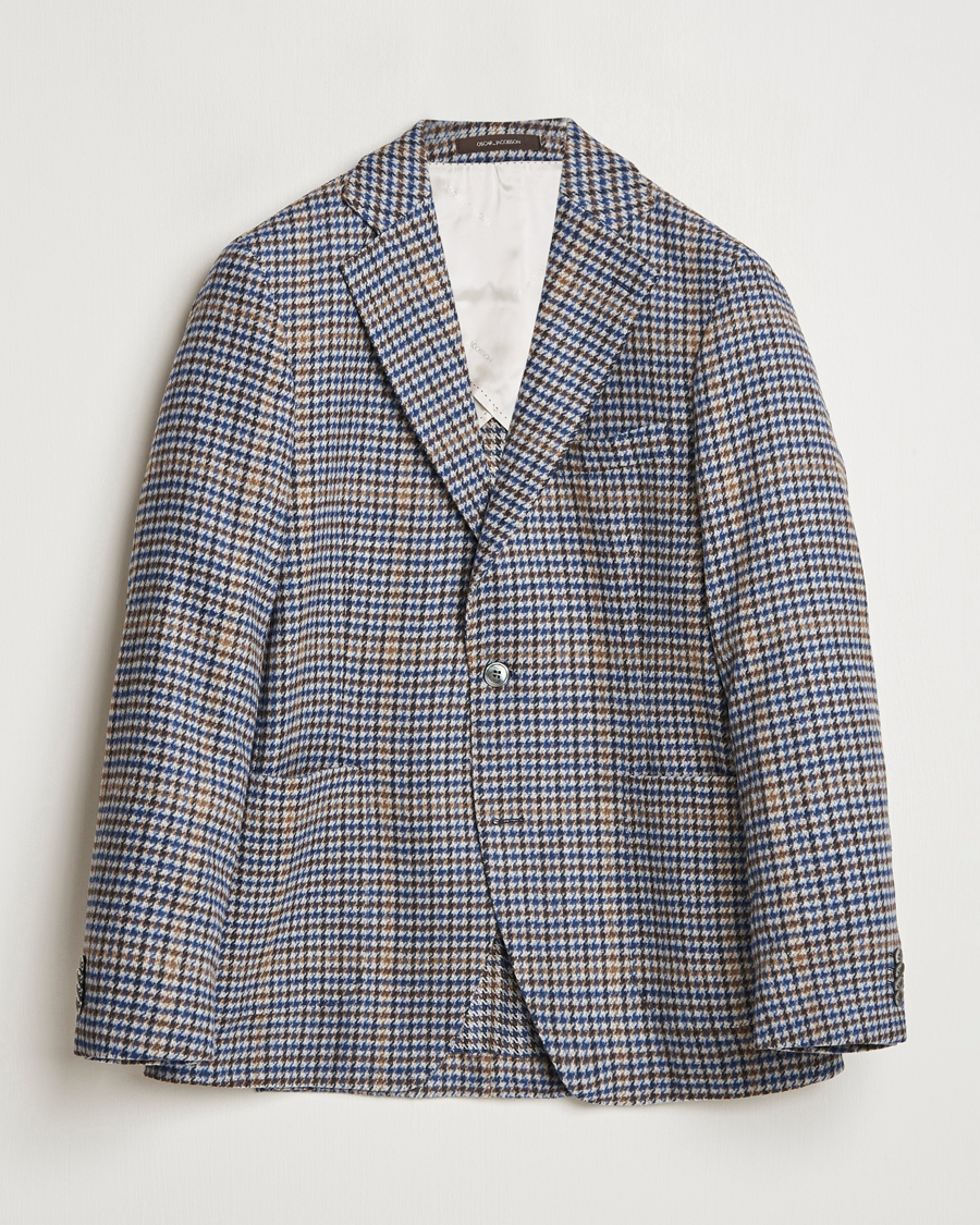 Herre | Dressjakker | Oscar Jacobson | Ferry Check Wool Blazer Multi