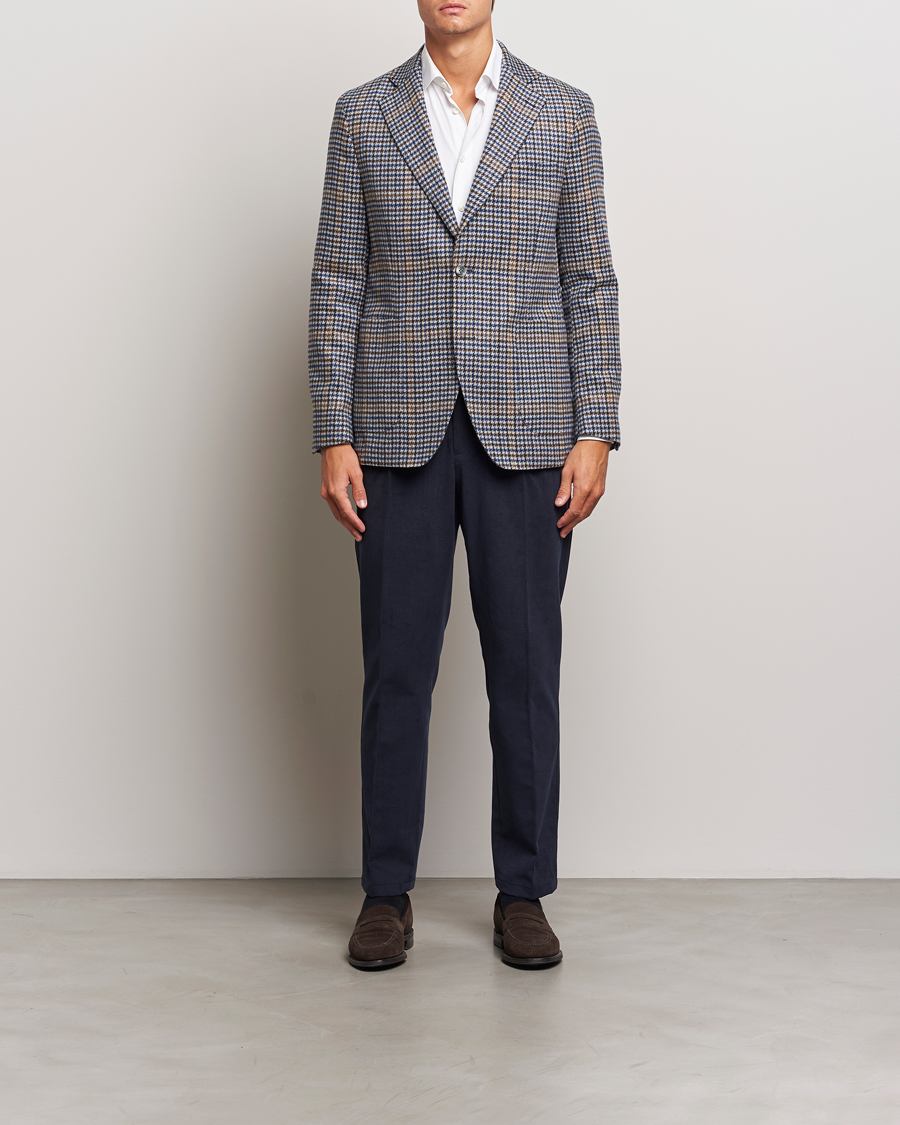 Herre | Dressjakker | Oscar Jacobson | Ferry Check Wool Blazer Multi