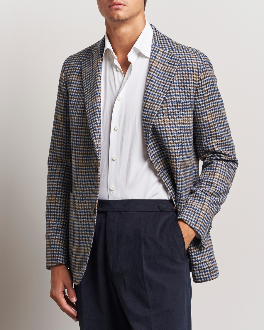 Herre | Dressjakker | Oscar Jacobson | Ferry Check Wool Blazer Multi