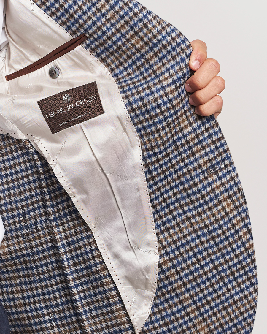 Herre | Dressjakker | Oscar Jacobson | Ferry Check Wool Blazer Multi
