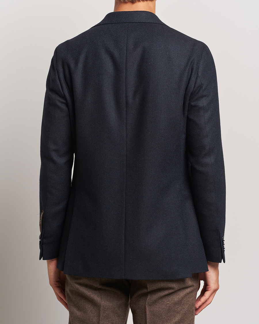 Herre | Dressjakker | Oscar Jacobson | Fogerty Wool Hopsack Blazer Navy
