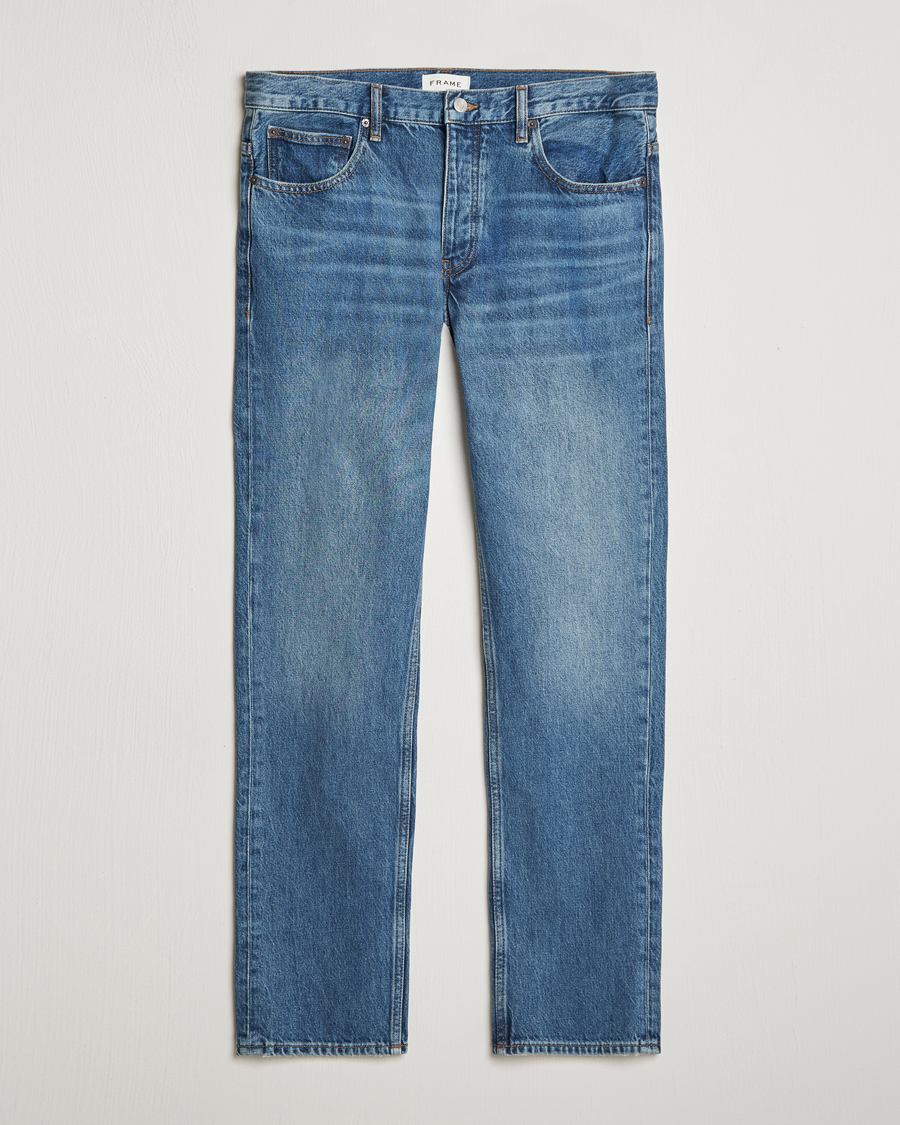 Herre | Jeans | FRAME | The Straight Jeans Blue Gold