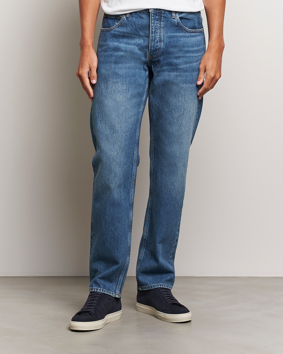 Herre | Jeans | FRAME | The Straight Jeans Blue Gold