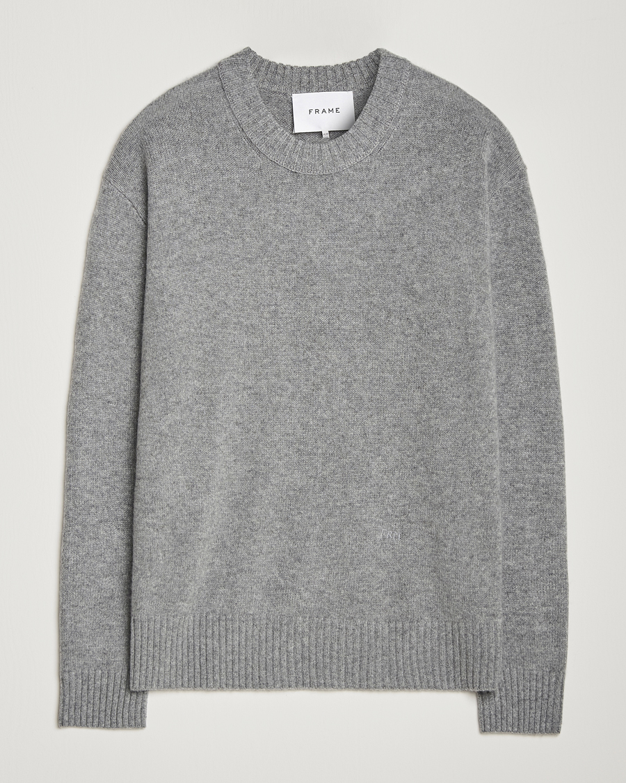 Herre | Gensere | FRAME | Cashmere Sweater Grey