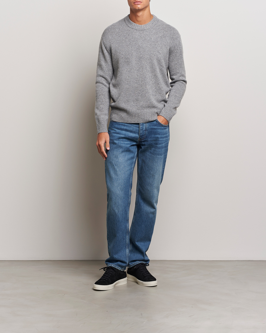 Herre | Gensere | FRAME | Cashmere Sweater Grey