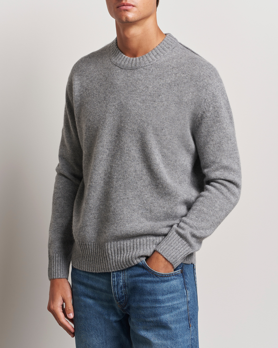Herre | Gensere | FRAME | Cashmere Sweater Grey