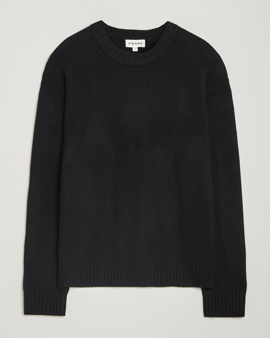 Herre | Gensere | FRAME | Cashmere Sweater Noir
