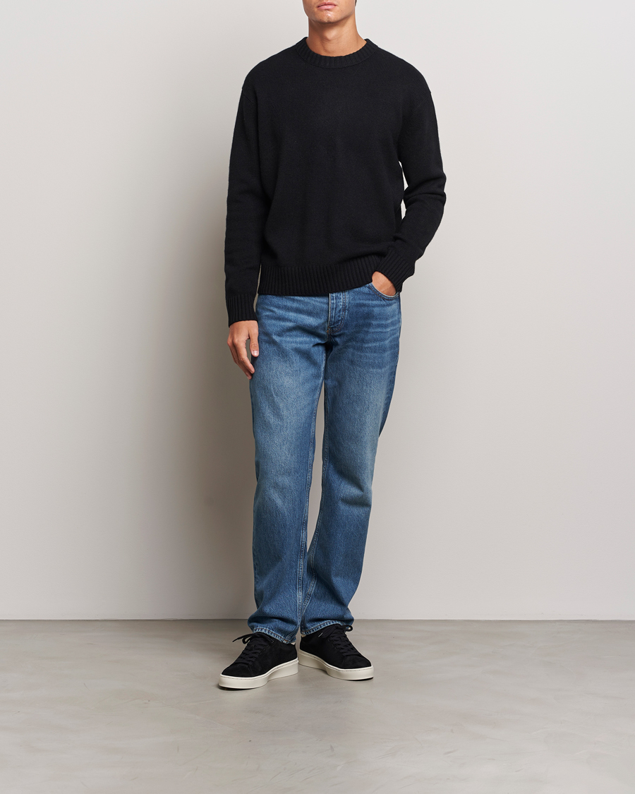 Herre | Gensere | FRAME | Cashmere Sweater Noir