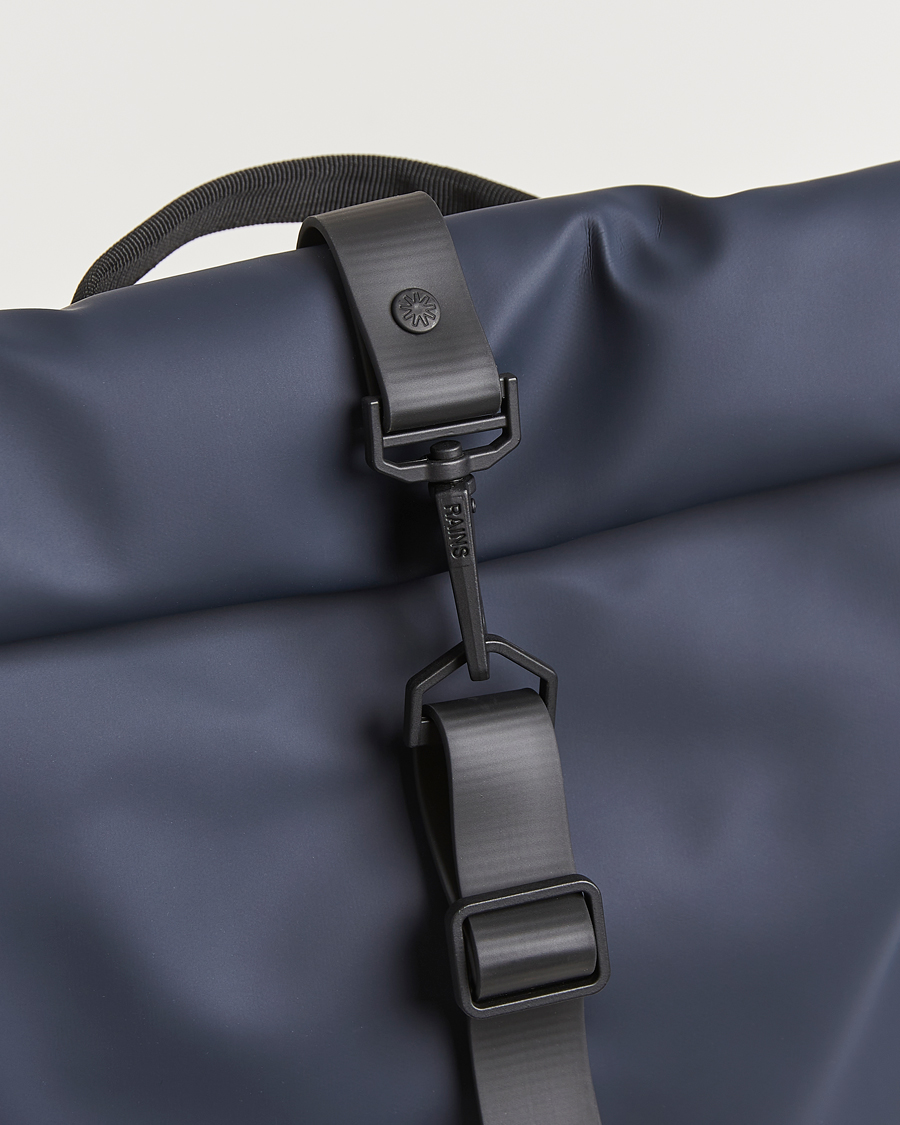 Herre | Vesker | RAINS | Rolltop Rucksack Navy
