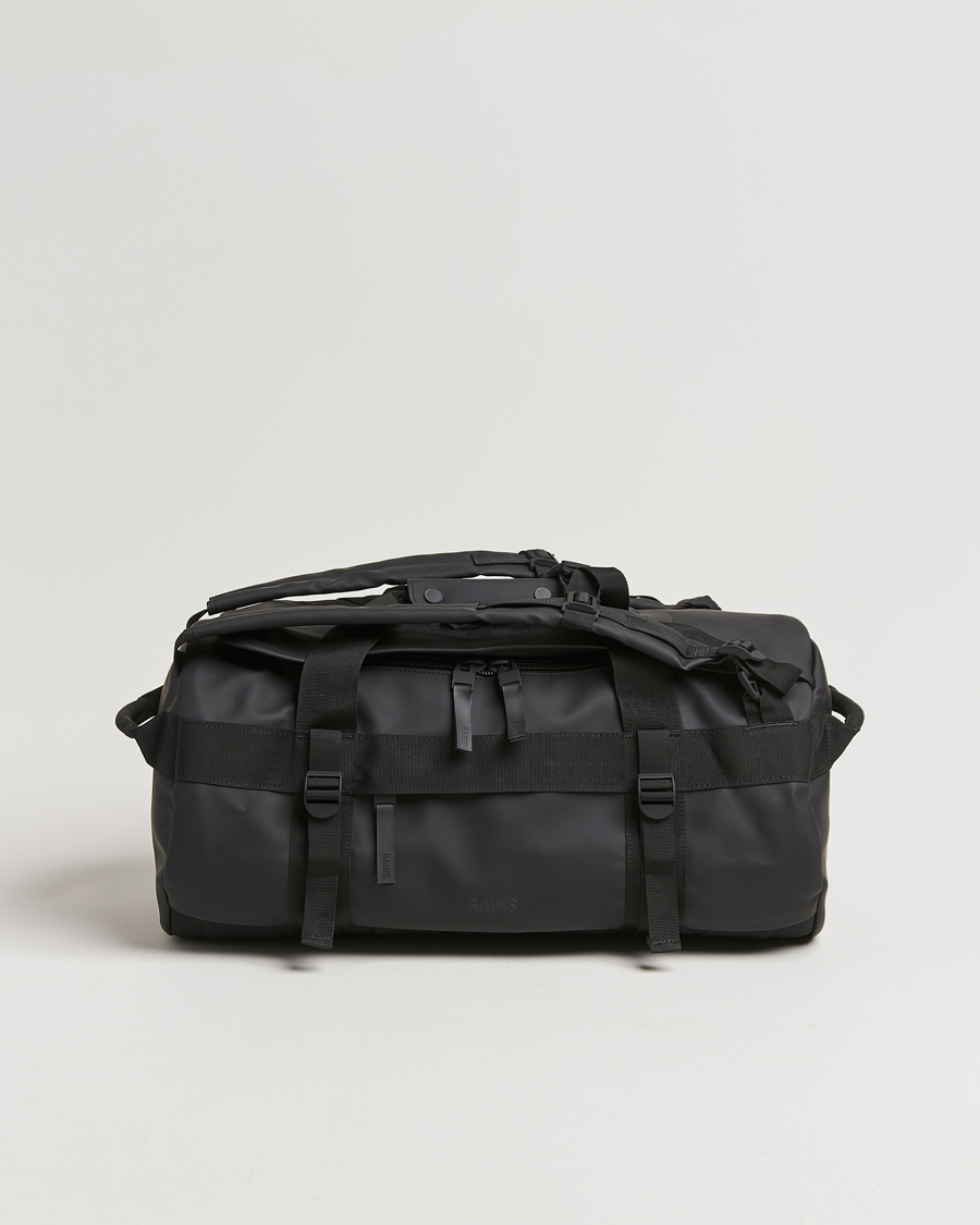 Herre | RAINS Texel Small Duffel Bag Black | RAINS | Texel Small Duffel Bag Black