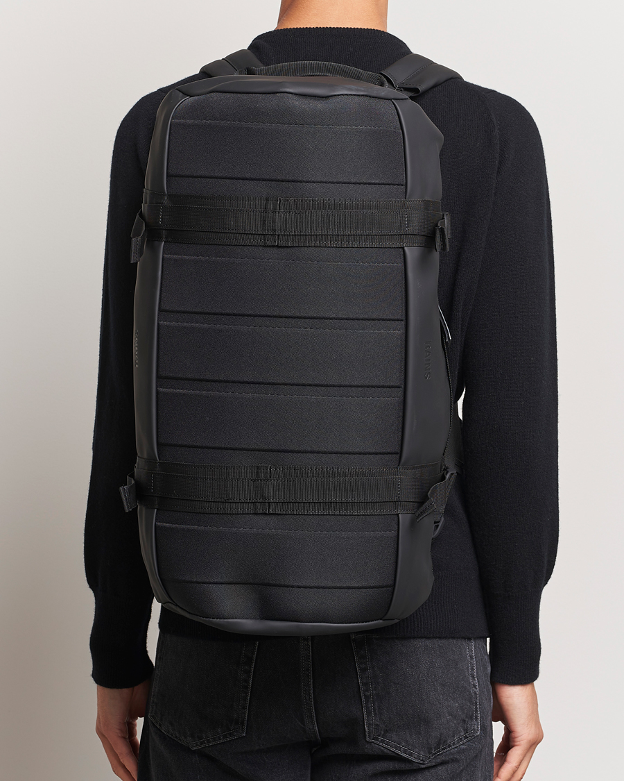 Herre | RAINS Texel Small Duffel Bag Black | RAINS | Texel Small Duffel Bag Black