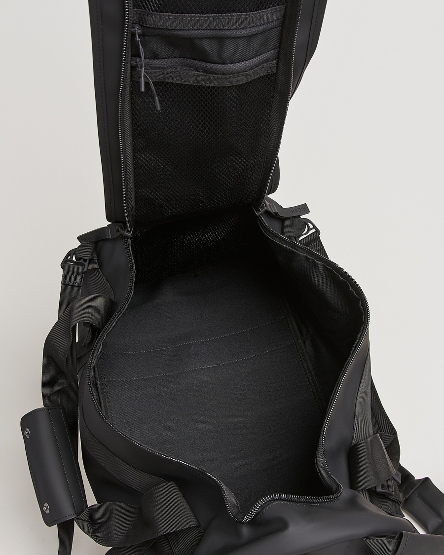Herre | RAINS Texel Small Duffel Bag Black | RAINS | Texel Small Duffel Bag Black
