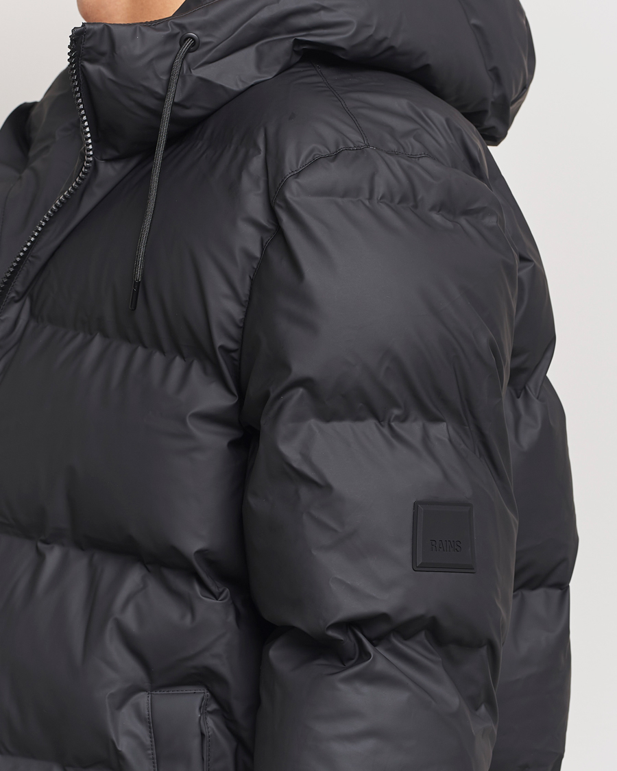 Herre | Jakker | RAINS | Alta Long Puffer Parka Black