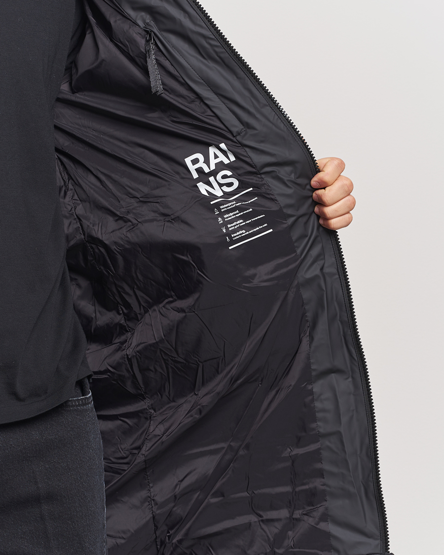 Herre | Jakker | RAINS | Alta Long Puffer Parka Black