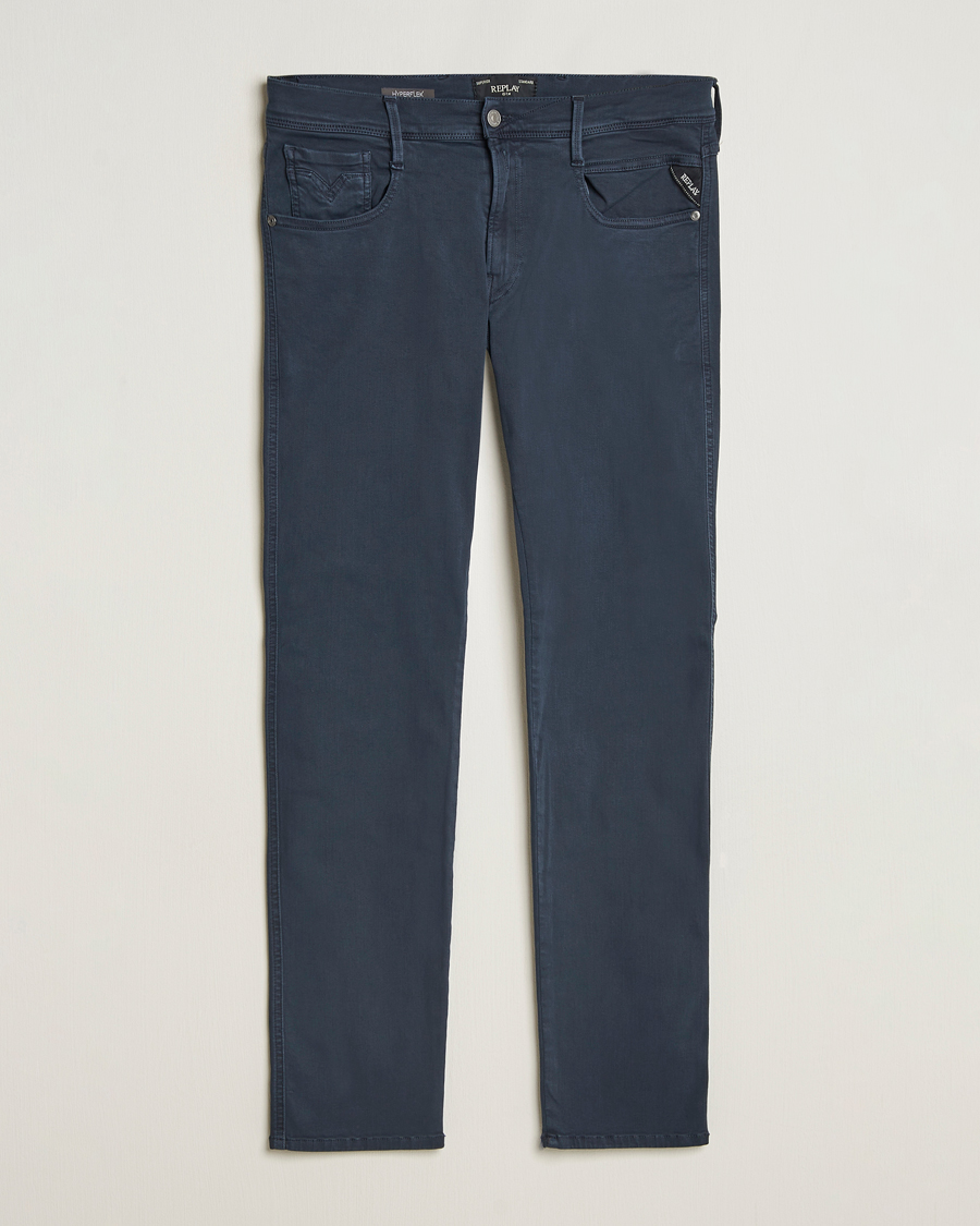 Herre | Bukser | Replay | Anbass Hyperflex X.Lite 5-Pocket Pants Navy