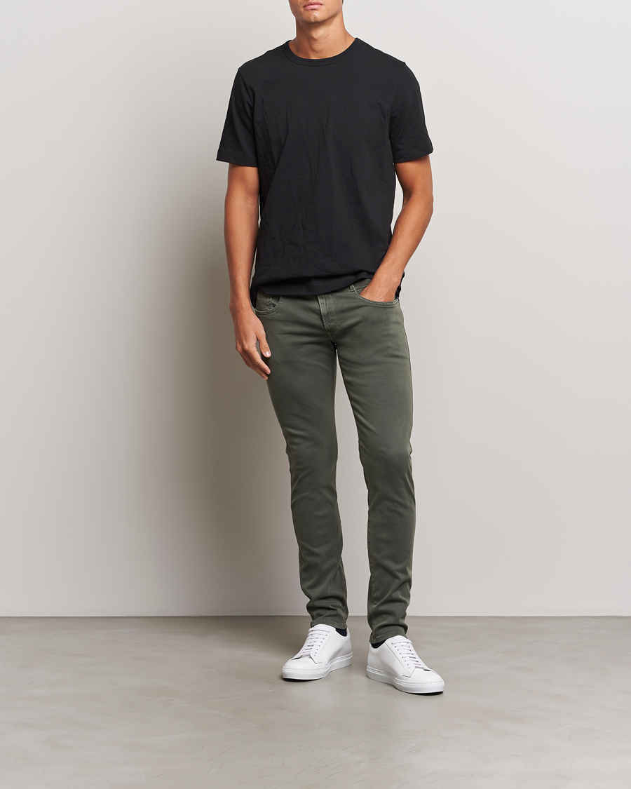 Herre | Bukser | Replay | Anbass Hyperflex X.Lite 5-Pocket Pants Dark Green