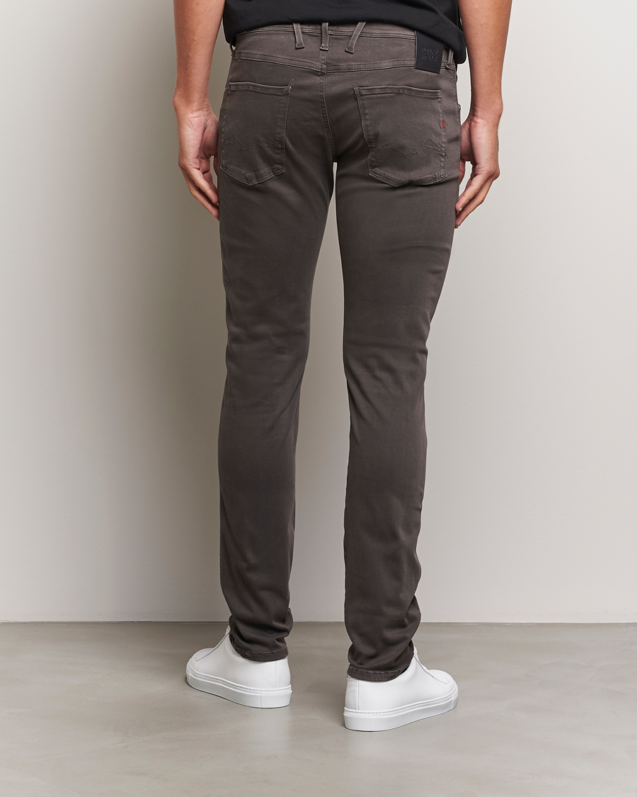 Herre | Bukser | Replay | Anbass Hyperflex X.Lite 5-Pocket Pants Wood Grey