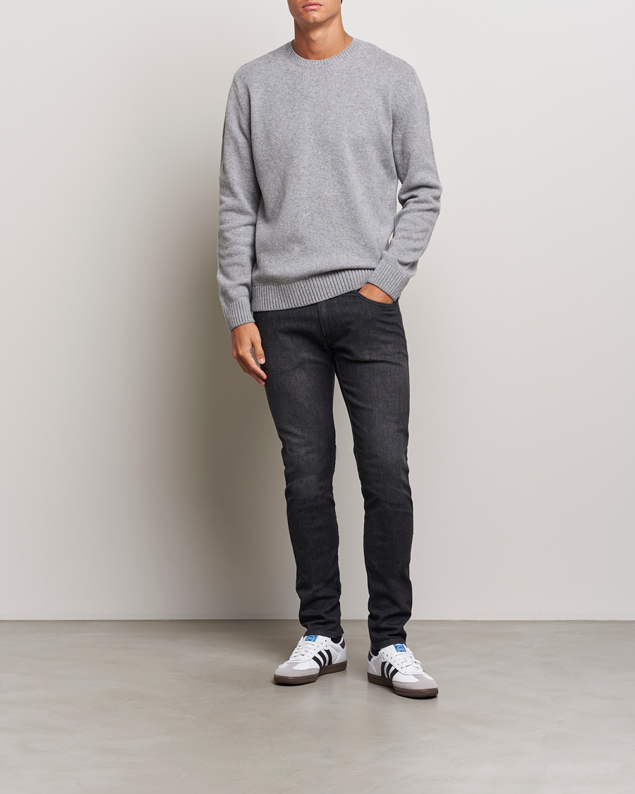 Herre | Jeans | Replay | Anbass Powerstretch Jeans Washed Black
