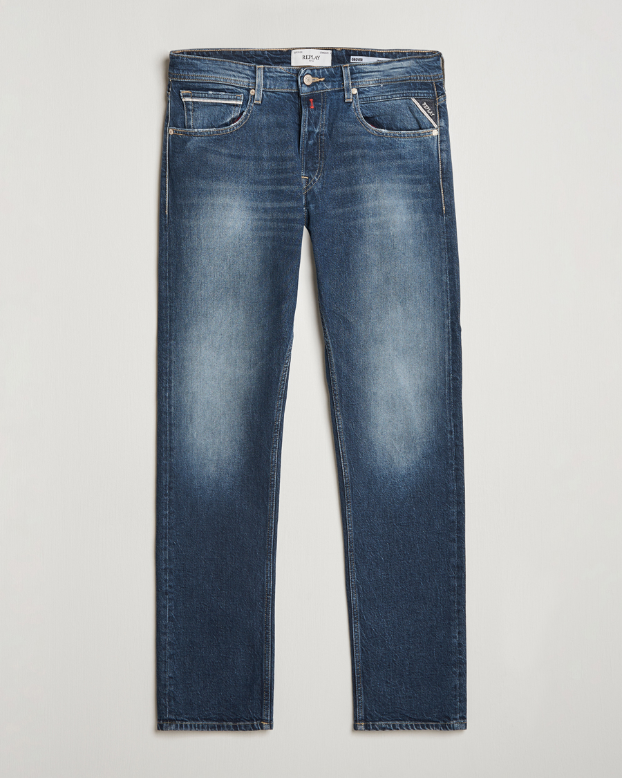 Herre | Jeans | Replay | Grover Original Jeans Medium Blue