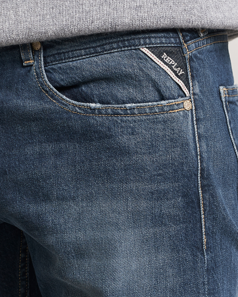 Herre | Jeans | Replay | Grover Original Jeans Medium Blue