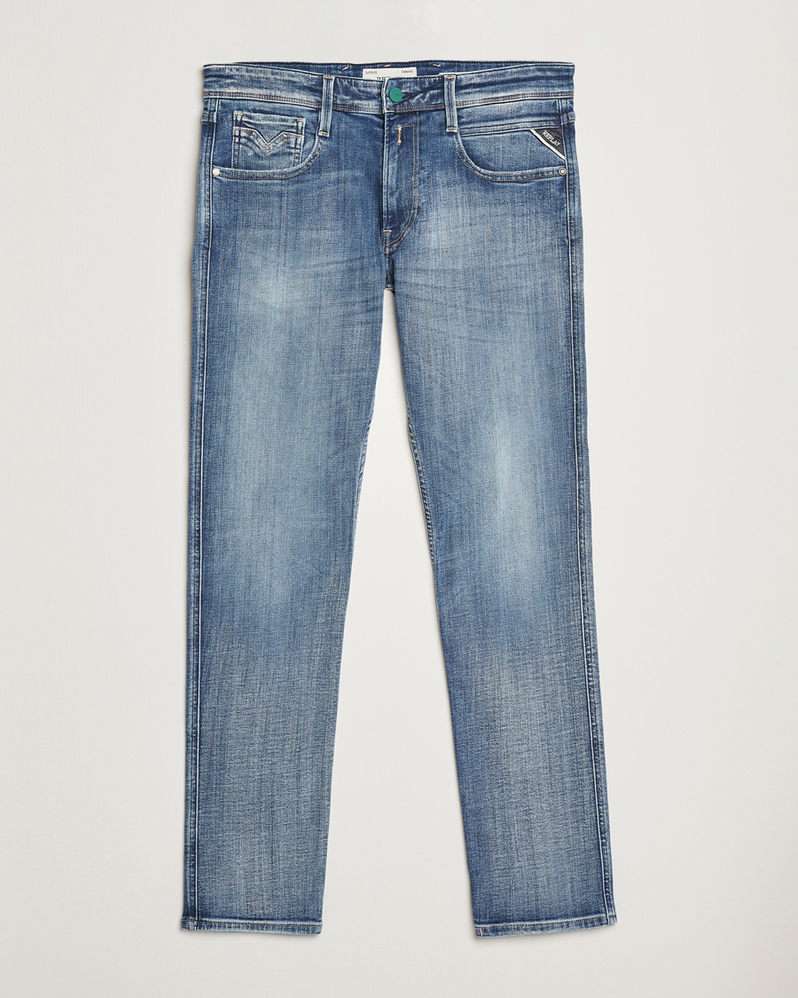 Herre | Jeans | Replay | Anbass Stretch Jeans Medium Blue