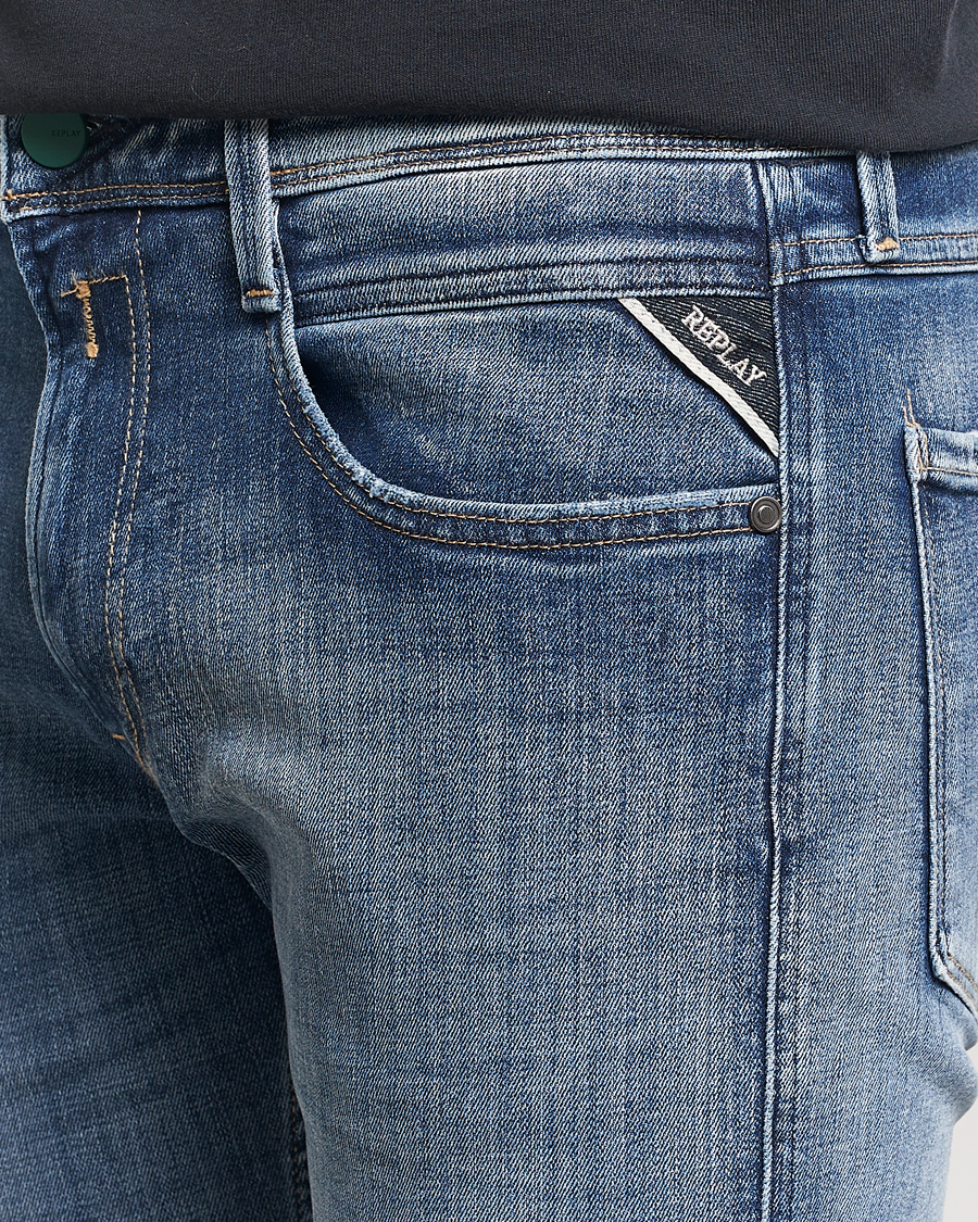 Herre | Jeans | Replay | Anbass Stretch Jeans Medium Blue