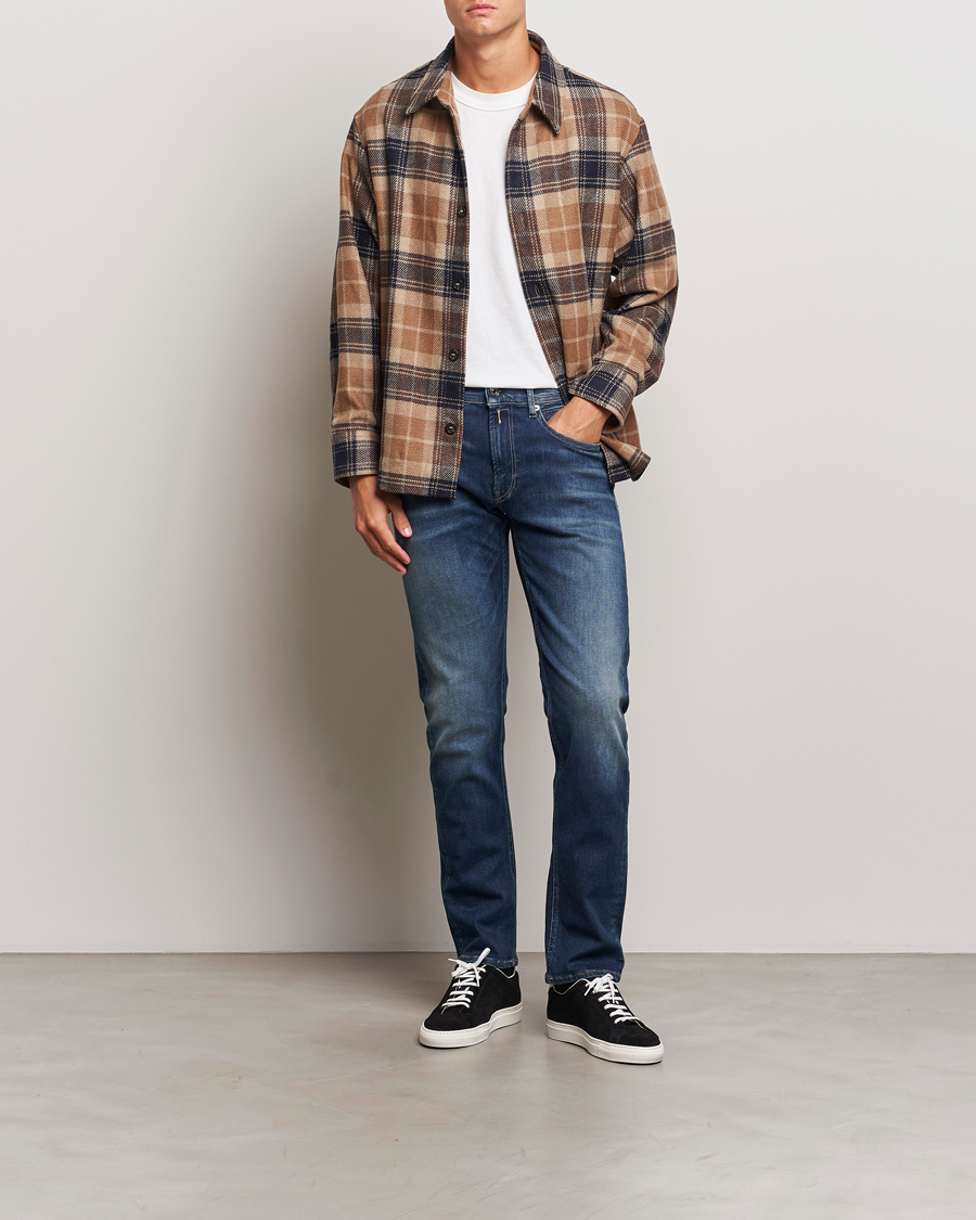 Herre | Jeans | Replay | Grover Hyperflex Dust Jeans Dark Blue