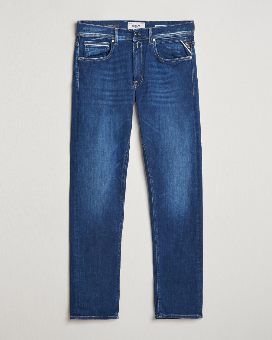 Herre | Jeans | Replay | Grover Hyperflex Eco Plus Jeans Medium Blue