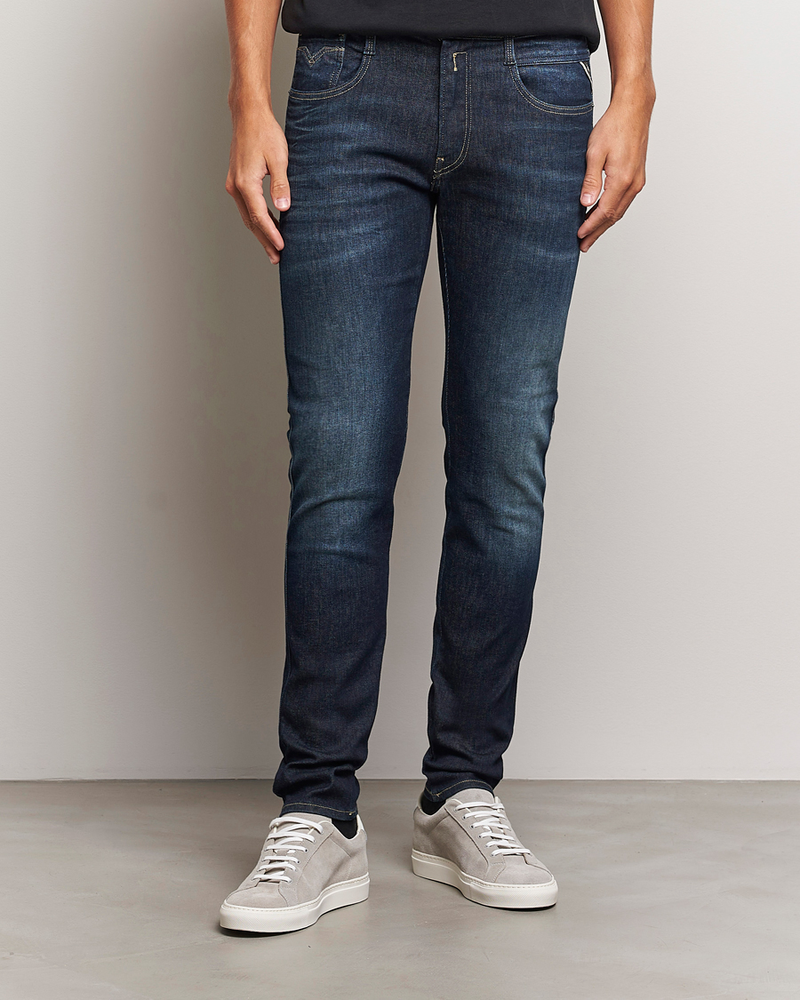 Herre | Jeans | Replay | Anbass Hyperflex Dust Jeans Dark Blue