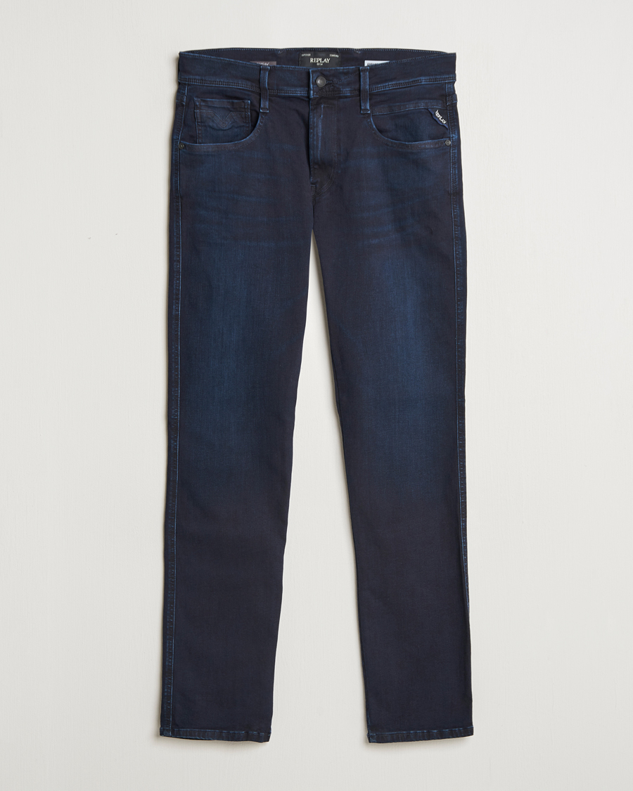 Herre | Jeans | Replay | Anbass Hyperflex Eco Plus Jeans Blue Black