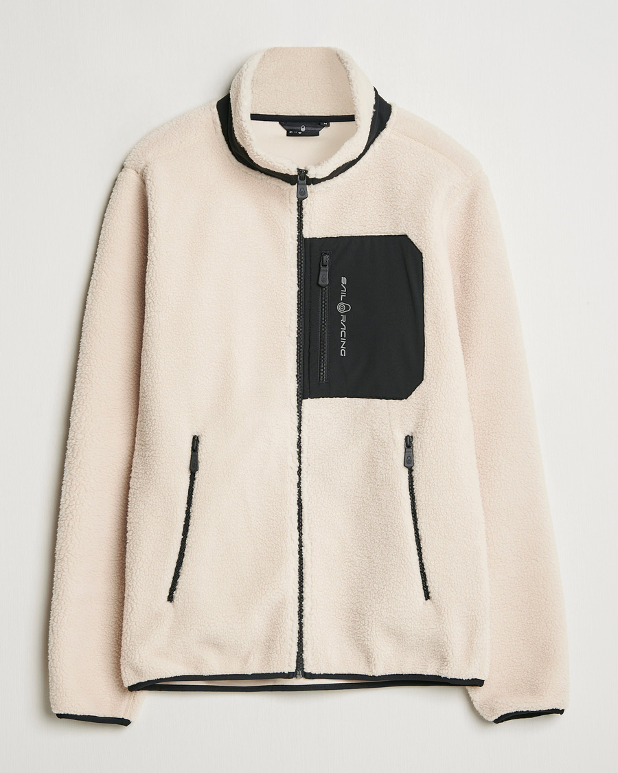 Herre | Gensere | Sail Racing | Bowman Pile Full Zip Ivory