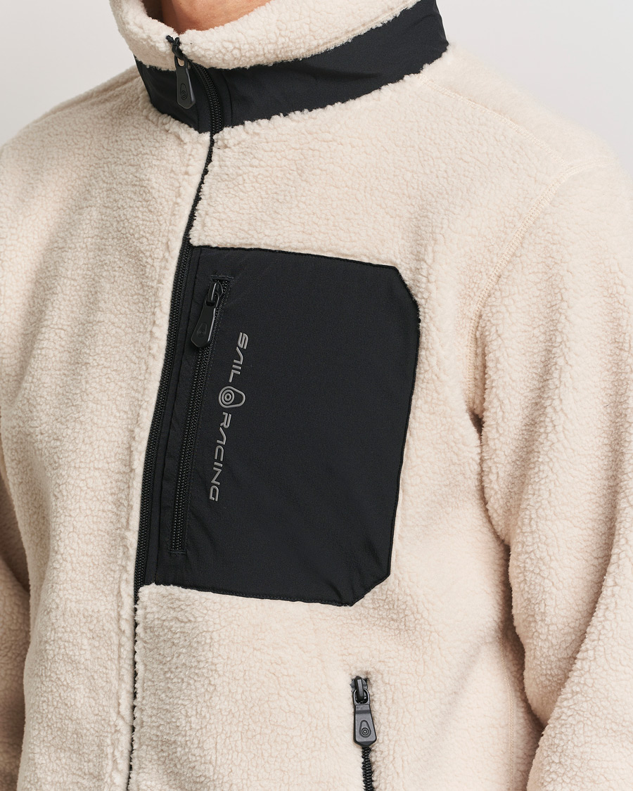Herre | Gensere | Sail Racing | Bowman Pile Full Zip Ivory