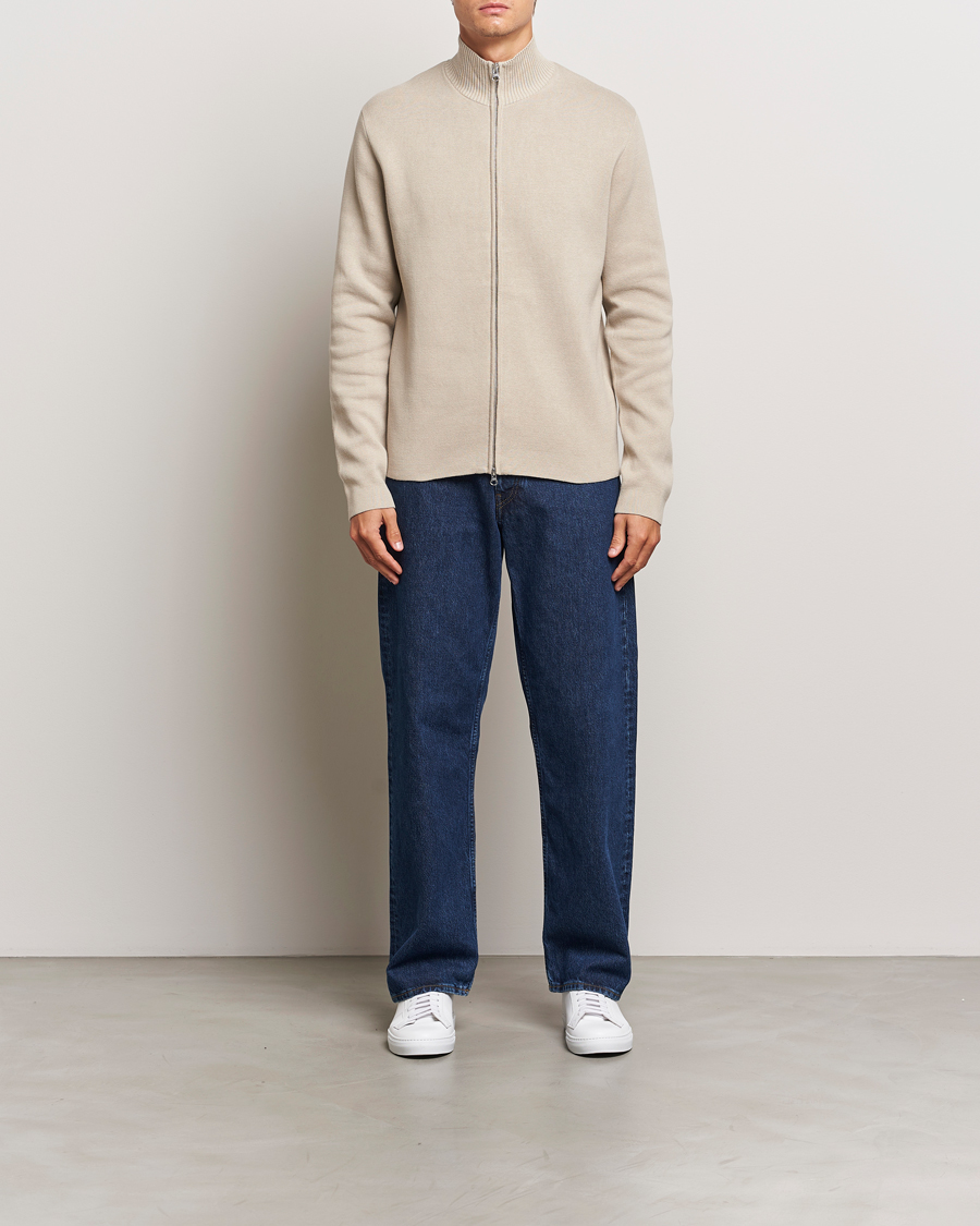 Herre | Gensere | Samsøe Samsøe | Niklas Full Zip Abbey Stone