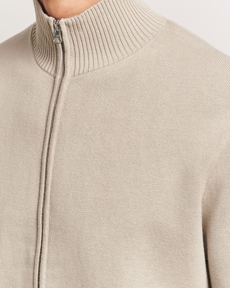 Herre | Gensere | Samsøe Samsøe | Niklas Full Zip Abbey Stone