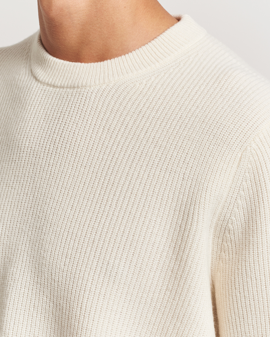 Herre | Gensere | Samsøe Samsøe | Isaks Knitted Crew Neck Clear Cream