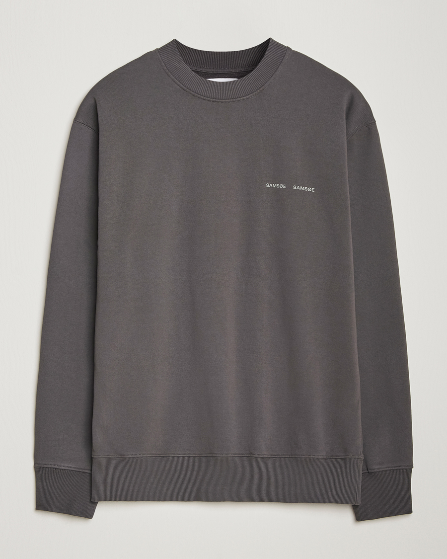 Herre | Gensere | Samsøe Samsøe | Norsbro Crew Neck Sweatshirt Volcanic Ash