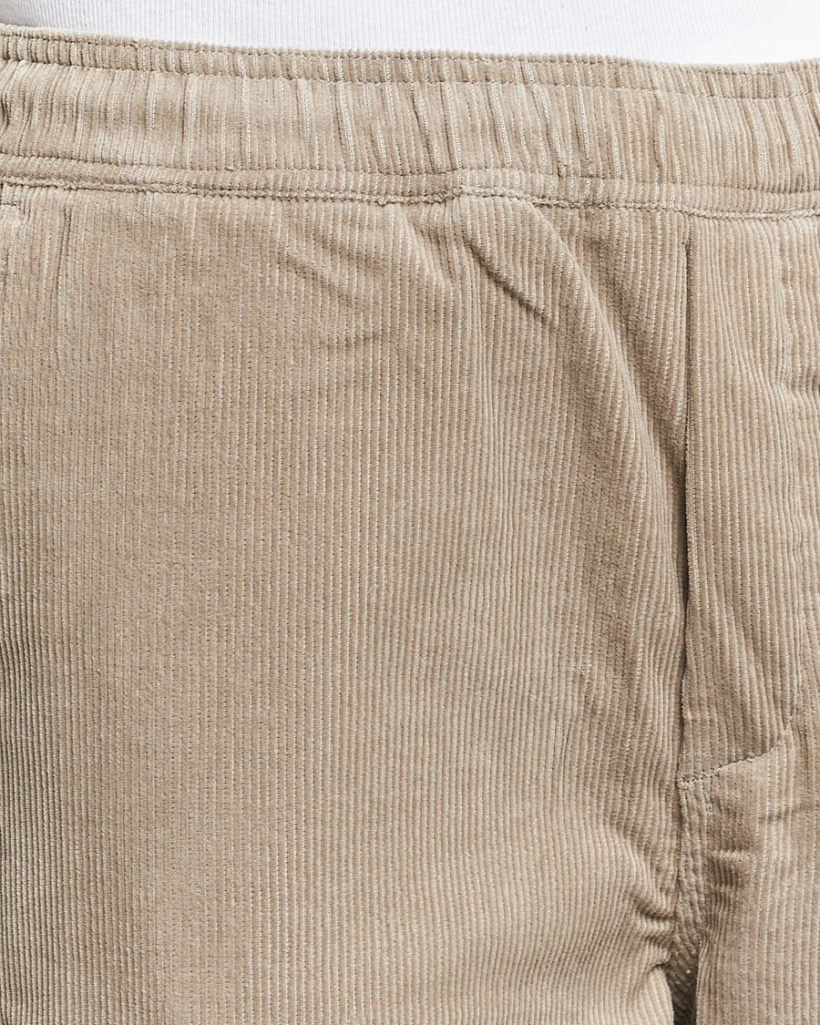 Herre | Bukser | Samsøe Samsøe | Jabari Corduroy Drawstring Trousers Abbey Stone