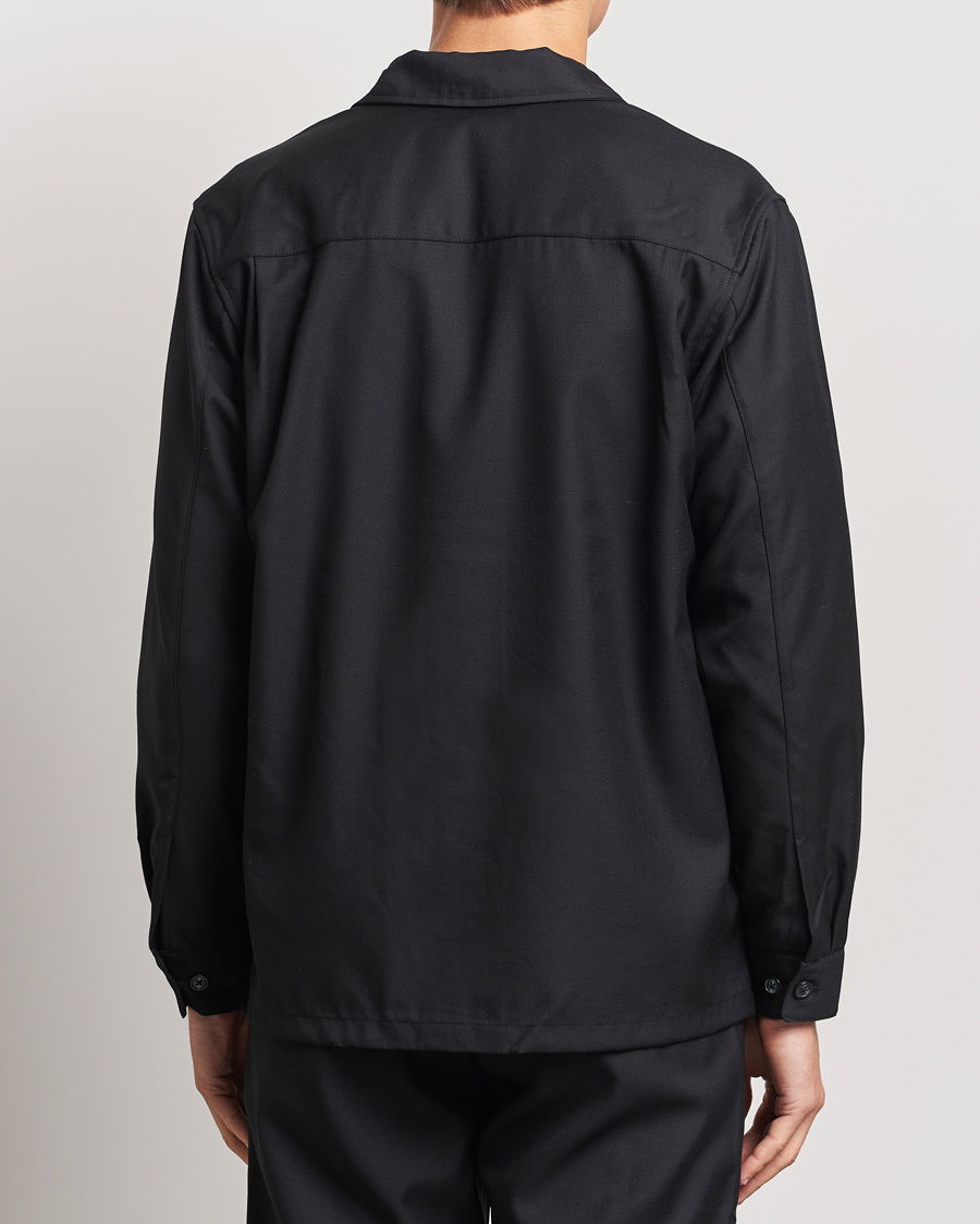 Herre | Skjorter | Samsøe Samsøe | Damon Wool Overshirt Black